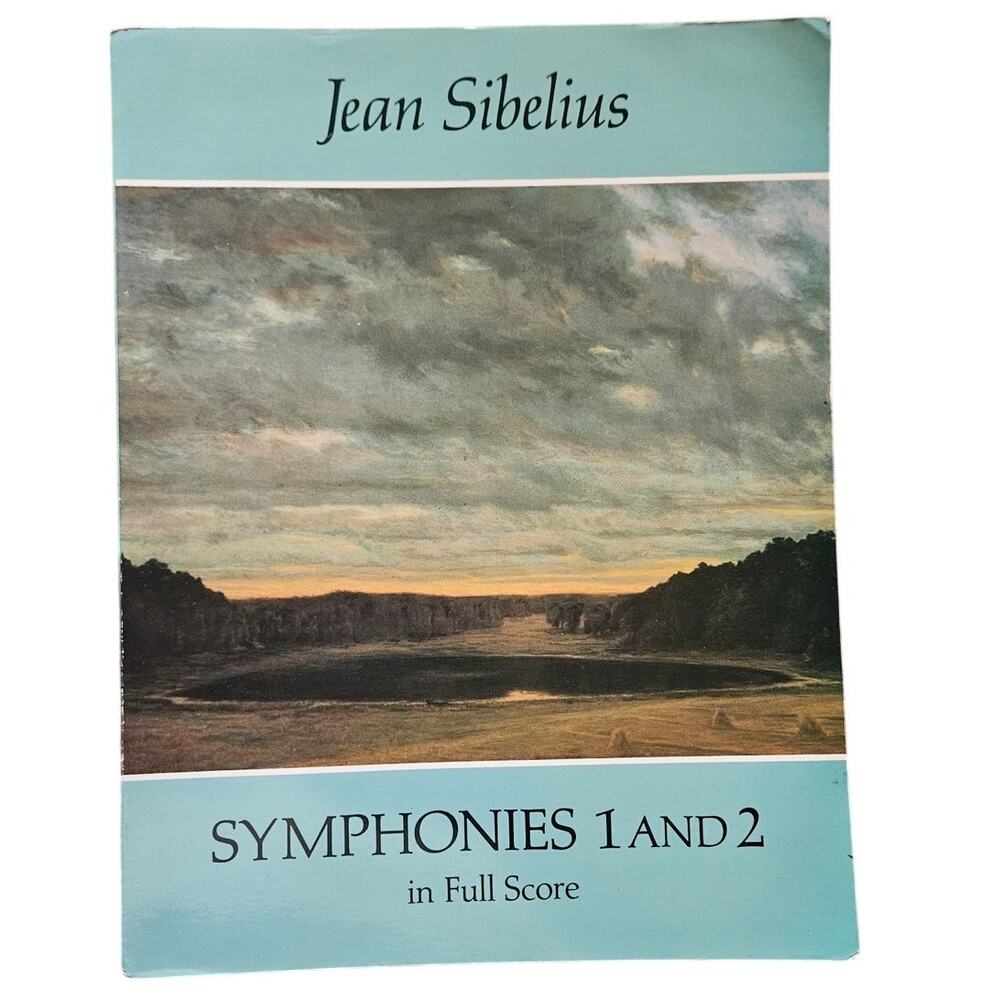 Jean Sibelius Symphonies 1 and 2 Full Score Dover Orchestral Study Score